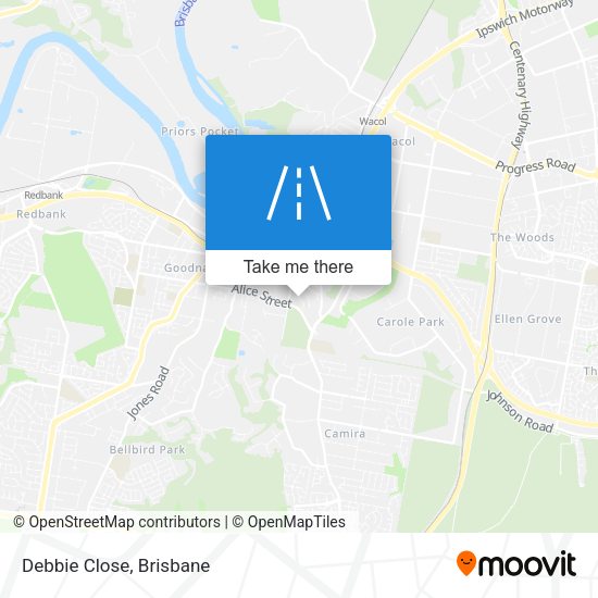 Debbie Close map