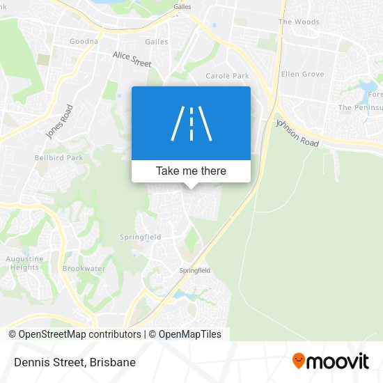 Dennis Street map