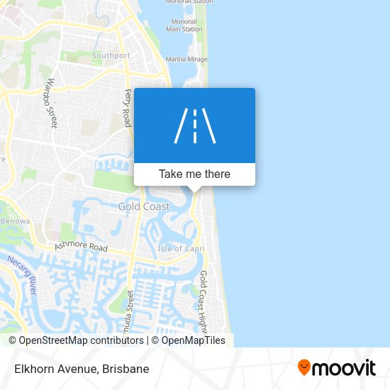 Elkhorn Avenue map
