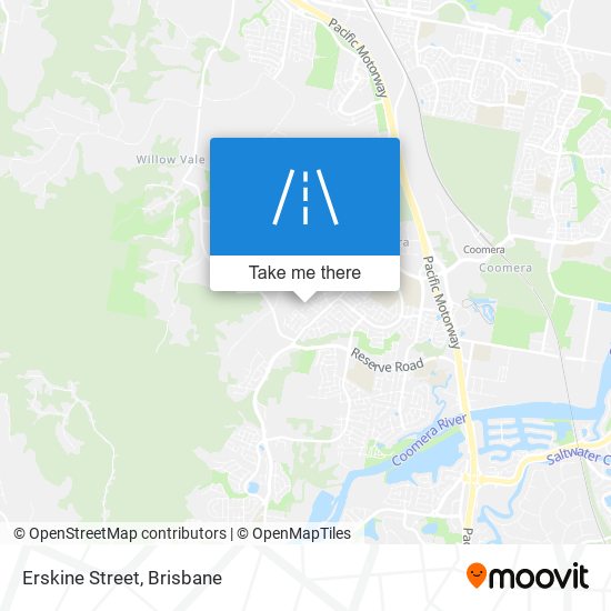 Erskine Street map