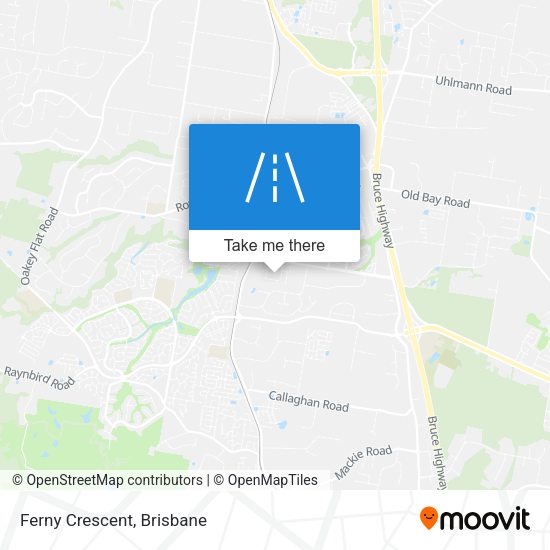 Ferny Crescent map