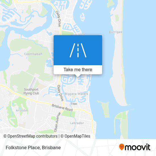Folkstone Place map