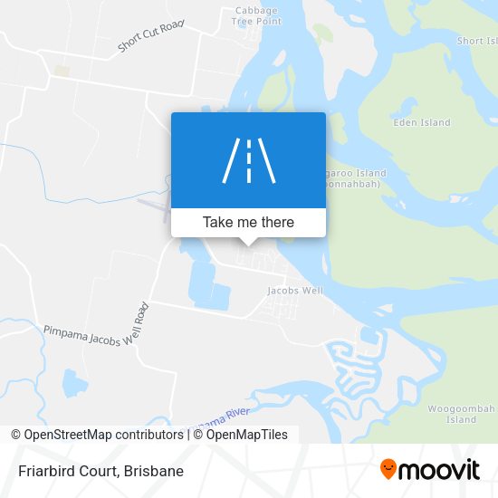 Friarbird Court map