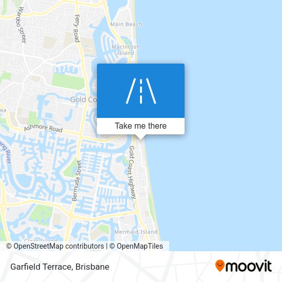 Garfield Terrace map