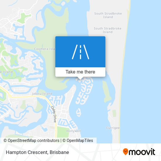 Hampton Crescent map