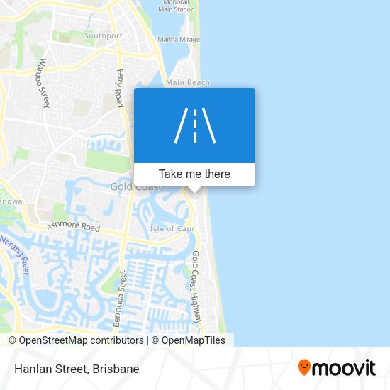 Hanlan Street map
