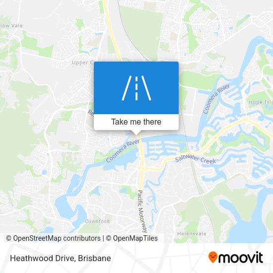 Heathwood Drive map