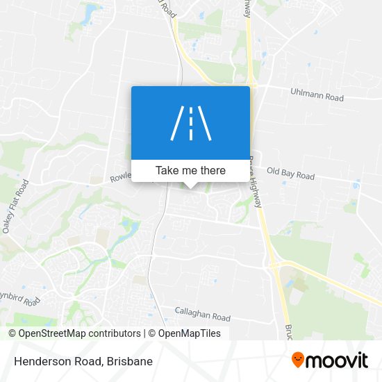 Henderson Road map