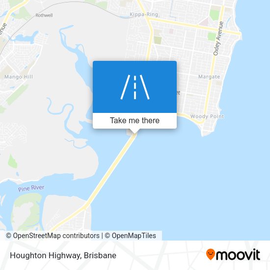 Houghton Highway map