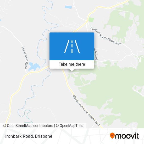 Ironbark Road map