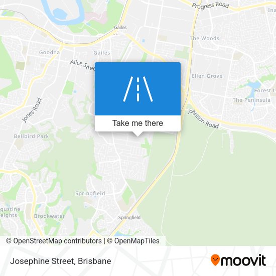 Josephine Street map