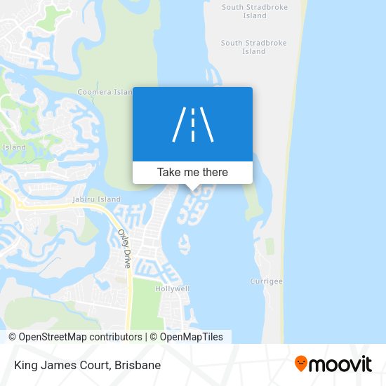 King James Court map