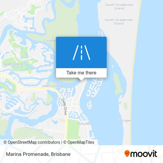 Marina Promenade map