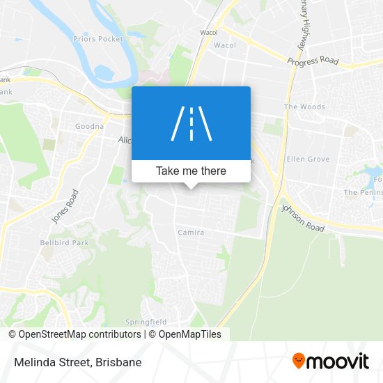 Melinda Street map