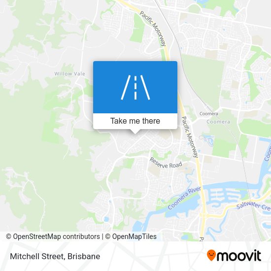 Mitchell Street map