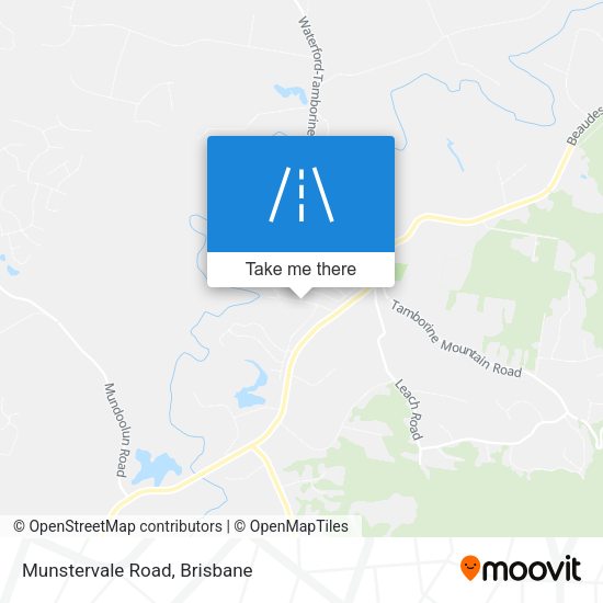 Munstervale Road map