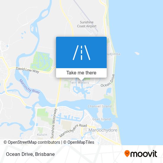 Ocean Drive map