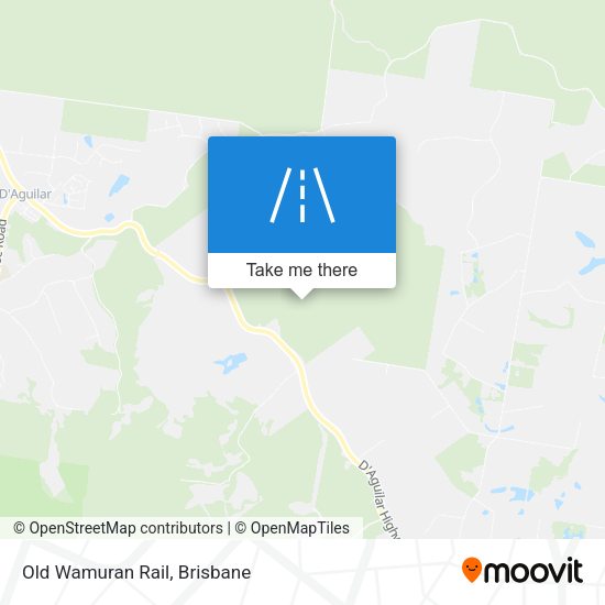 Old Wamuran Rail map