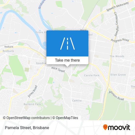 Pamela Street map