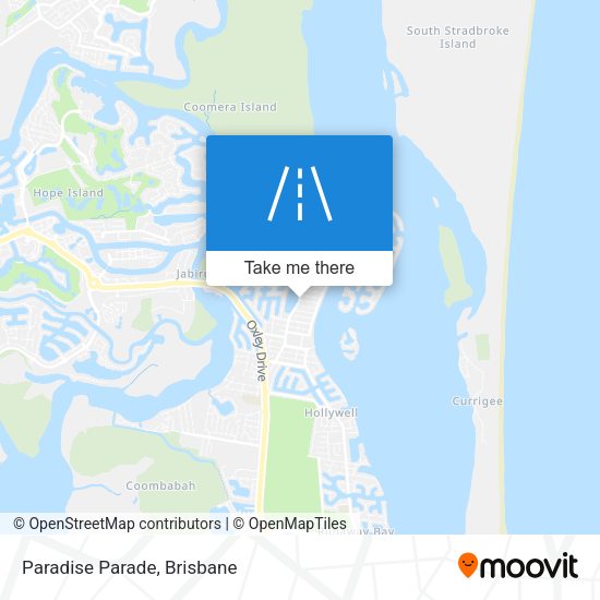 Paradise Parade map