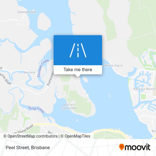 Peel Street map