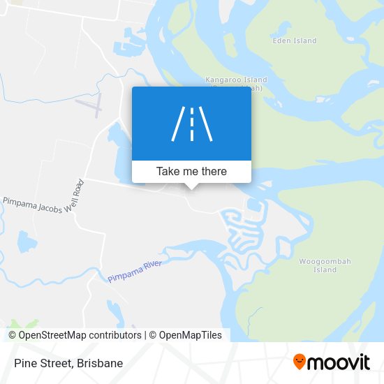 Pine Street map