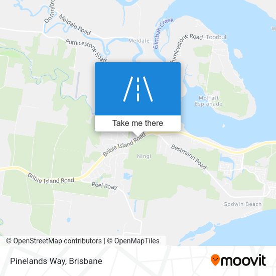 Pinelands Way map