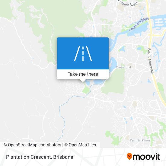 Plantation Crescent map