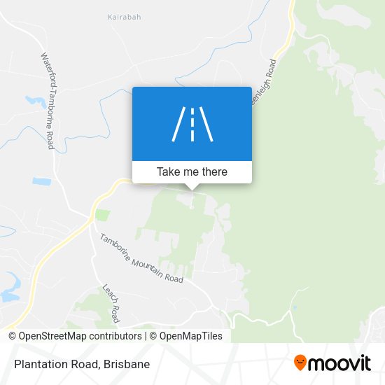 Plantation Road map
