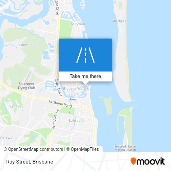 Ray Street map