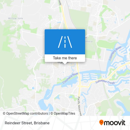 Reindeer Street map