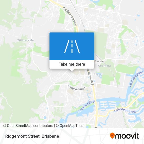 Ridgemont Street map