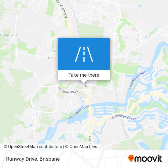 Runway Drive map