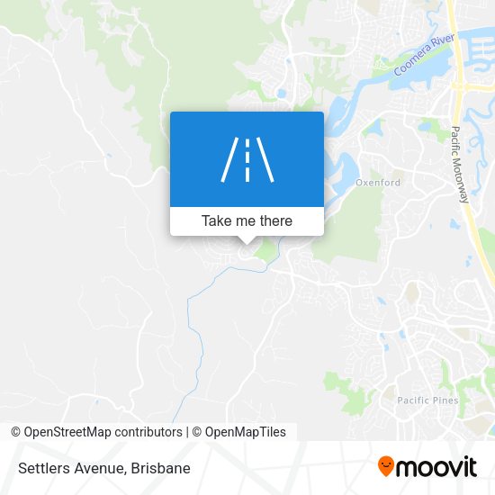 Settlers Avenue map