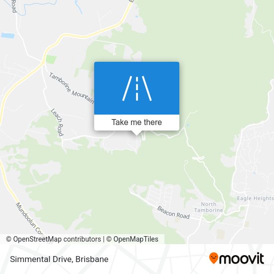 Simmental Drive map