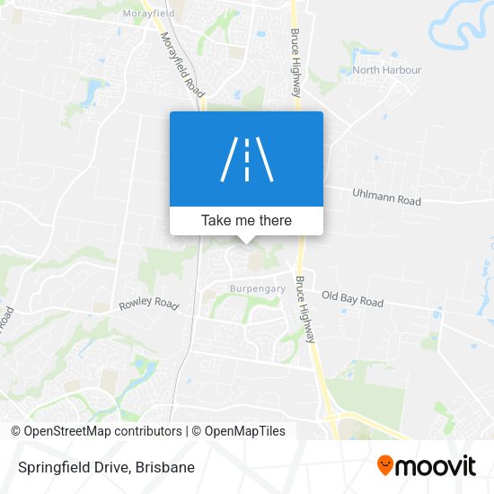 Springfield Drive map