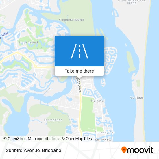 Sunbird Avenue map