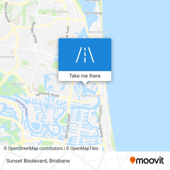 Sunset Boulevard map