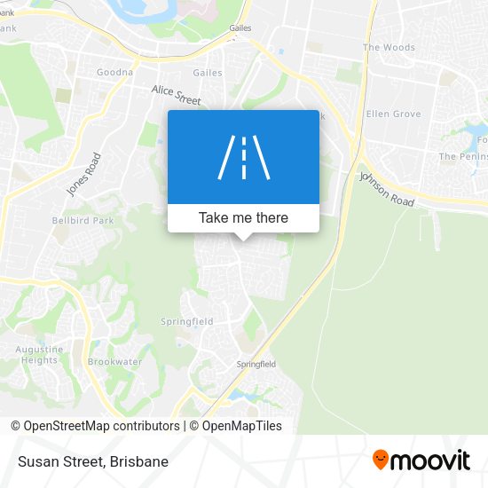 Susan Street map