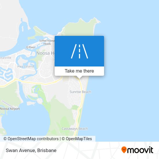 Swan Avenue map