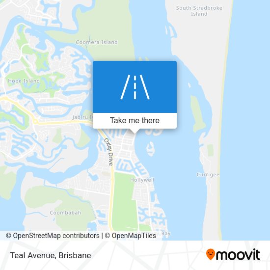 Teal Avenue map