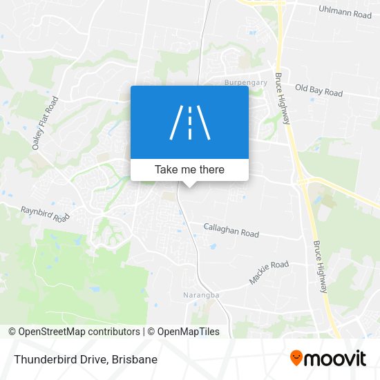 Thunderbird Drive map