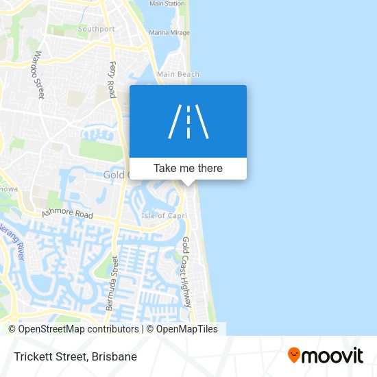 Trickett Street map