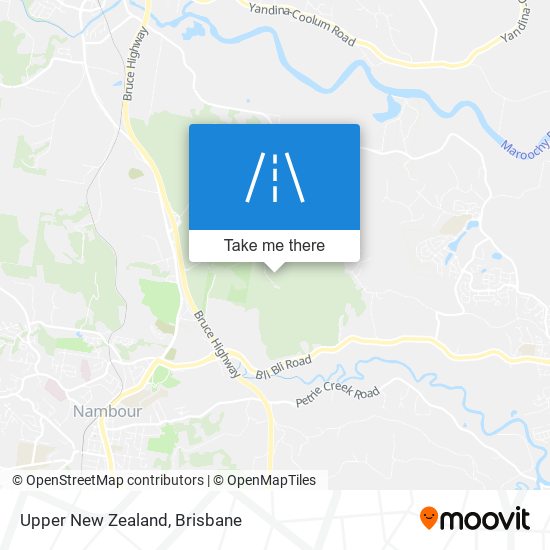 Upper New Zealand map