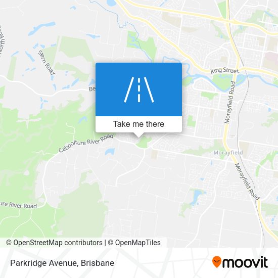 Parkridge Avenue map