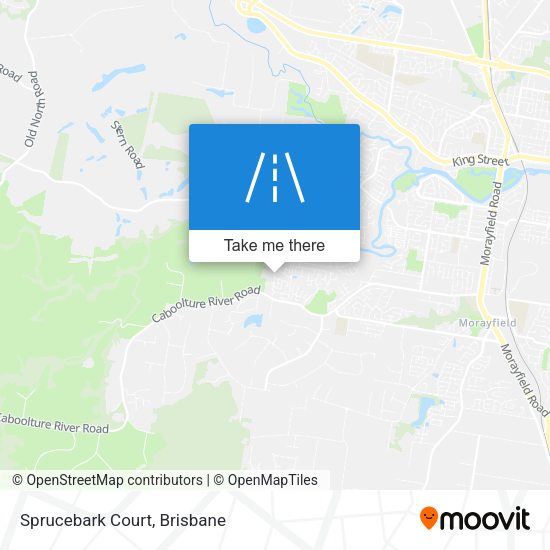 Sprucebark Court map