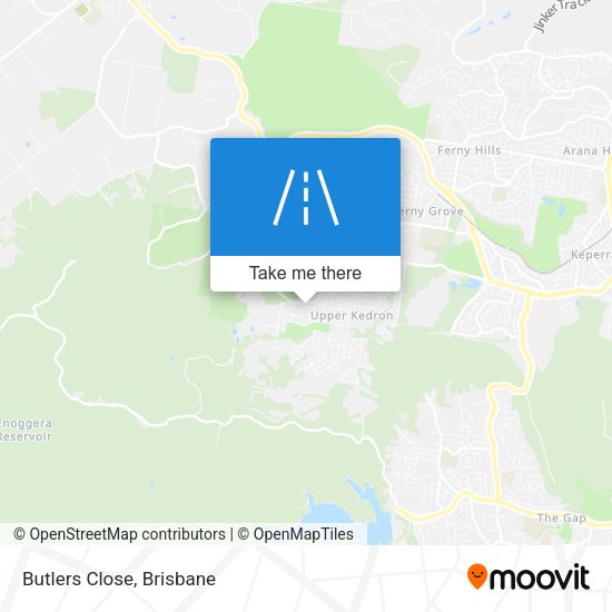 Butlers Close map