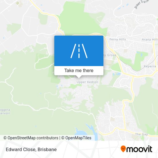 Edward Close map