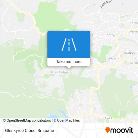 Glenkyree Close map