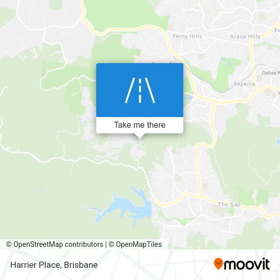 Harrier Place map